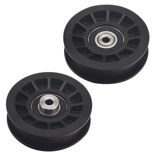 BERPSE 110-6775 280-469 Flat Idler Pulley Compatible with Toro TimeCutters Lawn Mower Z4200, Z4202, Z4220, Z4235, Z5000 Z5020, Z5030, Z5035, Z5040, 23510, 33510, 71254, 71255, 725058046, 725058056