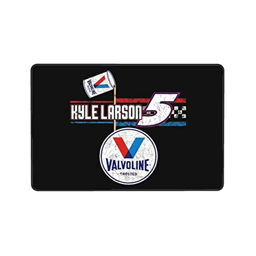 Kyle Larson 5 Luxury Rug For Bedroom Living Room, Area Rubber Backing Non Slip Mat #TOP6