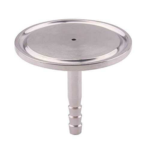 Dernord 1.5" Tri Clamp To 0.25" Hose Barbed Adapter Sus304 Sanitary Hose Pipe Fitting (1/4 Inch Barb Hose) #TOP2