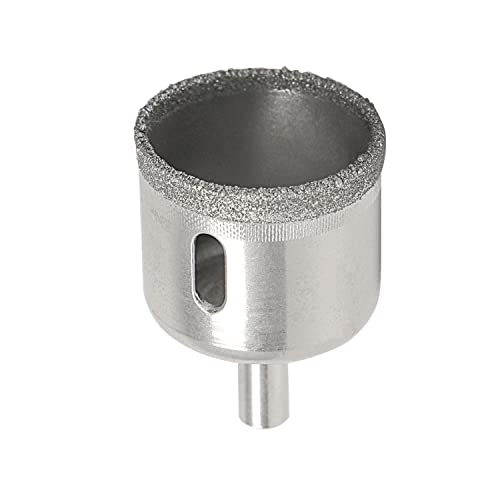 Ohamtes 1 foret diamant de 42 mm de diamètre de coupe - Forets creux, scie-cloche, adaptés pour ouvrir des trous dans le verre, la céramique, le marbre et d'autres matériaux thumbnail