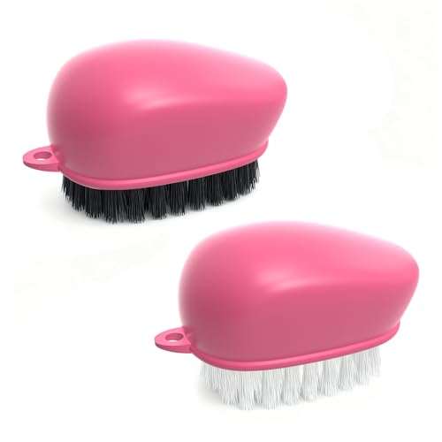 CLEANGOR Vegetable Brush Scrubber for Food, Black Stiff Bristles Brush