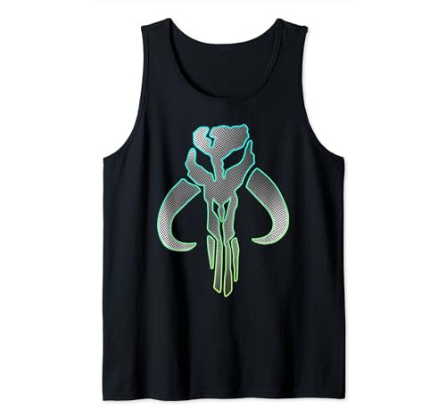 Débardeur premium Star Wars The Mandalorian au logo argenté résistant