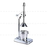 Fyearfly Spremiagrumi manuale, in acciaio inox A2, spremi frutta portatile, argento galvanizzato, design ergonomico resistente, strumento da cucina facile da pulire per succhi freschi.