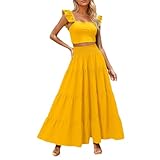 Matériau : les ensembles de jupes 2 pièces pour femme sont fabriqués à partir d'un tissu léger et respirant, assurant douceur et durabilité pour un confort tout au long de la journée. Ces matériaux sont idéaux par temps chaud, ce qui en fait un choix pratique pour une tenue décontractée.