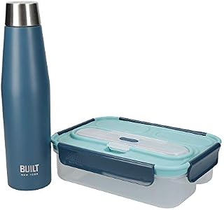 Built Perfect Seal Leakproof Insulated Water Bottle, Stainless Steel, 540 ml, Pale Pink