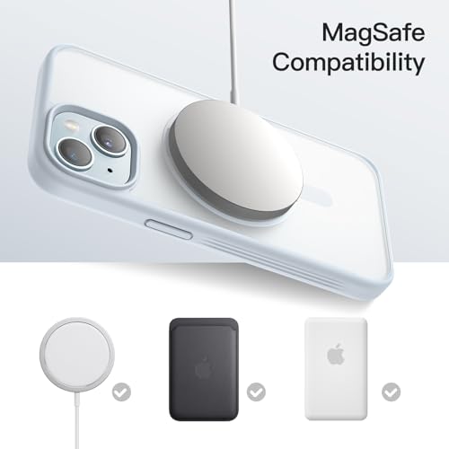 Image of JETech 360 Rotatable Ring Stand Case for iPhone 15, Blue