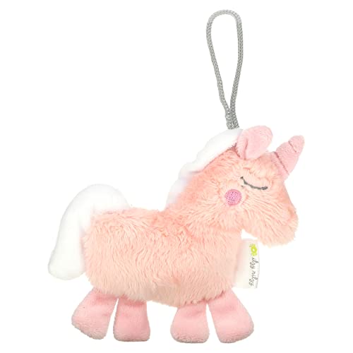 Image of Itzy Ritzy Pacifier & Lovey Set, Silicone Binky w /Stuffed Animal (Unicorn)