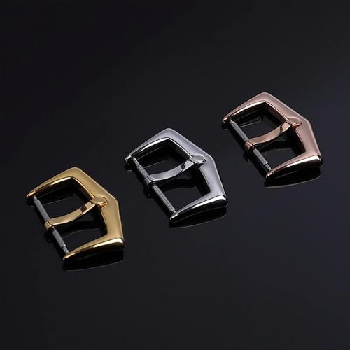 Boucle pliante en acier inoxydable 18 mm fermoir déployant gold pour bracelet