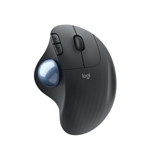 Logitech Ergo M575 Mouse Trackball Wireless - Facile Controllo Con Il Pollice, Tracciamento Fluido, Per Windows, Pc E Mac, Con Bluetooth E Usb, Nero, ‎10 x 4.8 x 13.4 cm 145 grammi