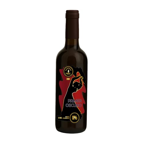 PRIMER OSCURO Vino tinto sin alcohol 0%, Bobal y Monastrell (Media Botella, 375, mililitro)
