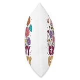 Retro Groovy Granny Mother's Day Hippie Flowers Mom Grandma Throw Pillow