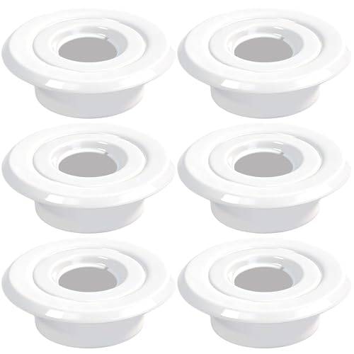 TunaMax (6 Pack) 3/4" IPS Fire Sprinkler Escutcheons Standard Cover Plate