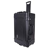 Condition 1, # 258 - 31” XLarge Storage Case, Waterproof Hard Case, Dustproof Protective Luggage, Lockable Storage Box With Customizable Foam Insert, For Camera, Tactical, Scientific Gear, Black, XL