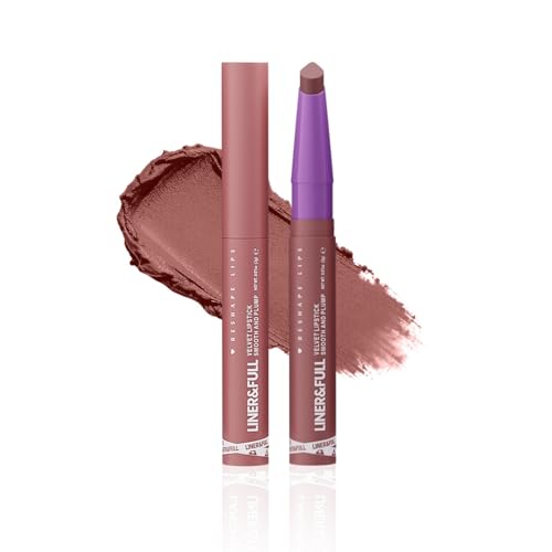 2-in-1 ���b�v���C�i�[�����b�v�X�e�B�b�N�k�[�h�s���N�}�b�g����u���b�N�x���x�b�g�g�[���܂Œ����Ԏ������ɂ��݂ɂ����΂߃J�b�g�Ō`���b�v�X�e�B�b�N�����F �X�J���v�e�B���O���b�v���C�i�[�}���`���[�X ���b�v���C�N�A�b�v (#05 SILK PETAL)