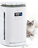 Provirtec Pawtent Pro New Pet Air Purifier, No More Pet Odor & Wet Dog Smell, End Dander Allergies & Floating Fur, 2-Year Filter Life Cuts Extra Maintenance Expense, Auto/Sleep Mode for Home, 2500 ft²