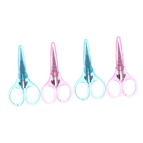 Veemoon 2 Ensembles Ciseaux De Couture Miniatures Avec Housse De Protection Lot De Inoxydable Pour Bricolage Découpage 2 Pièces * 2