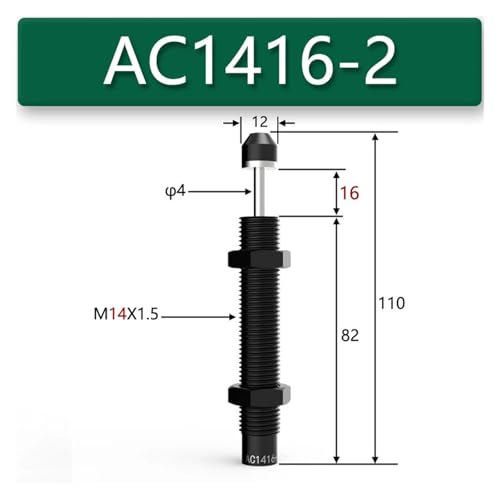 Amortiguador hidráulico AC1416-2 elimina golpes en máquinas 2