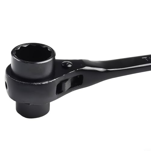 Chiave a cricchetto da 30-32 mm, con meccanismo a cricchetto reversibile in acciaio al cromo vanadio, per riparazione auto e manutenzione meccanica