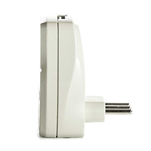 image for OREI 3 in 1 Italy Travel Adapter Plug with USB and Surge Protection - 