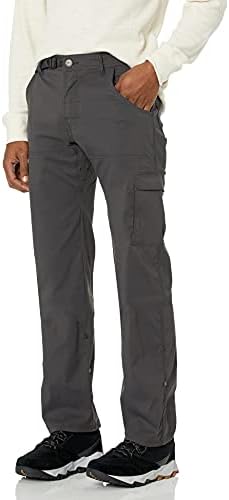 prAna Men's Standard Stretch Zion Pant, Charcoal, 34W x 34L
