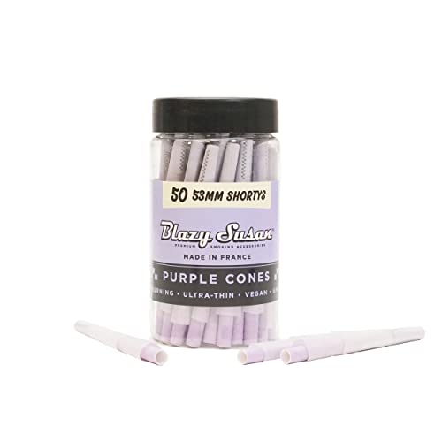 Purple Shorty Cone - 50Ct Jar #TOP1