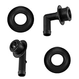 FUSCH PCV CCV Vent Valve Elbows & Grommets Set Compatible with Jeep Grand Cherokee 4.0L 2000 2001 2002 2003 2004, Replace#:53013360AA, 53030497, 2946079