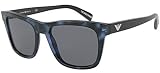 Talla 55/19/145 Emporio Armani 0EA4142 Gafas, Blue Havana/Grey, 55/19/145 Unisex Adulto