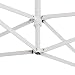 TOOLPORT 3x4,5m Faltpavillon Pavillon Partyzelt Gazebo Stahl 30mm, 4 Seitenteile, Panoramafenster, Creme
