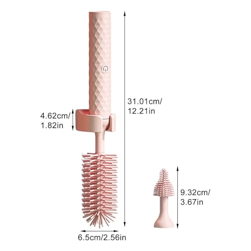 Brosse électrique pour biberon en silicone rechargeable avec goupillon