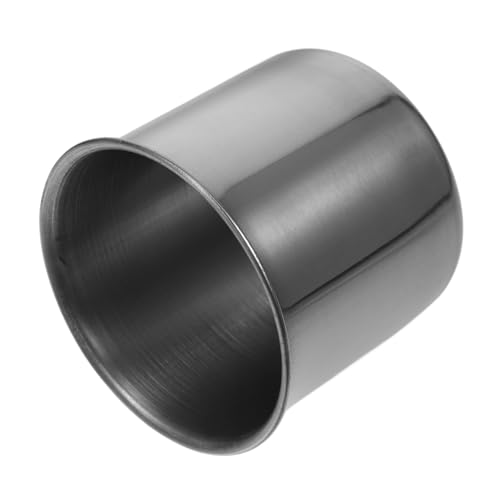 Mipcase ステンレス製米計量カップ 大口径設計で使いやすい 家用ライスコンテナ グルメ測定用シロップカップ兼用 調理や保存に