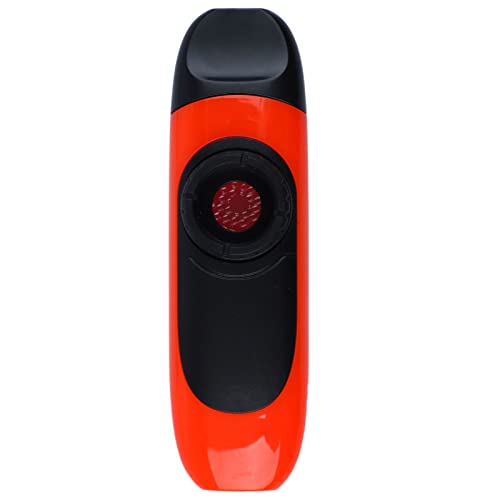 11 Cm Elektrischer Kazoo, Professionelles Kleines Tragbares Kazoo-Set aus Kunstharz mit Tonabnehmer für Leistung (Orange) Zubehör für Performance