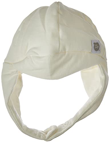 Zip Gorro Malha Forrado, Cru