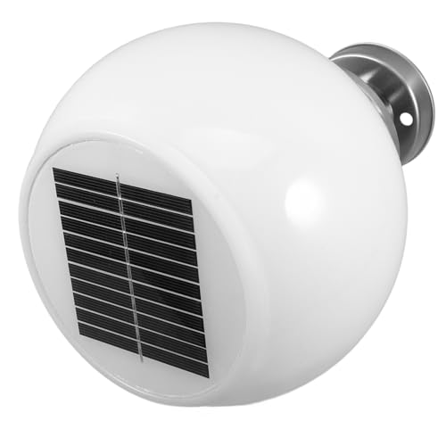 Hemobllo Lampada Solare Sfera Rotonda Per Pilastri Esterni Led Solare Per Colonne e Cortili Per Giardini e Patii