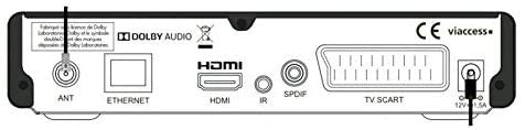 Servimat Récepteur TV Satellite HD + Carte Fransat PC6 + Câble HDMI + Câble 12V