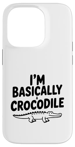 I'm Basically A Crocodile �ʔ��������̃��[���A �X�}�z�P�[�X iPhone 14 Pro �p