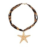 Collares para hombre y mujer, 7 estilos de estrella de mar, caracola, corazón, collar para mujer, patrón de leopardo, terciopelo de algodón suave, gargantilla corta para el cuello