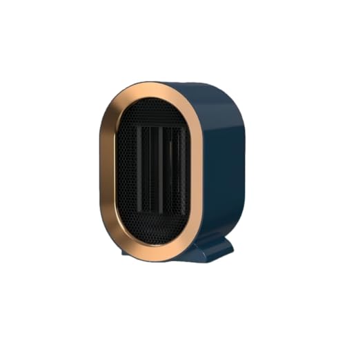 Lopres セラミック電気 充電式 電気ストーブ ヒーター 小型 暖房器具 転倒時電源OFF 過熱保護 大風量 静音 軽量 脱衣所 足元ヒーター 防寒対策 小型 ミニ オフィス/寝室/脱衣所適用 (小Q(110v),ブルー)