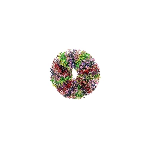 Couronne de Noël et de printemps pour embellir une façade de maison terne