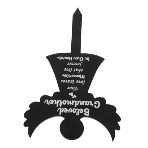 TOYANDONA Placa Conmemorativa De Ángel para Cementerio Estaca Conmemorativa De Acrílico para Tumbas Decoración De Lápidas para Jardín y Cementerio