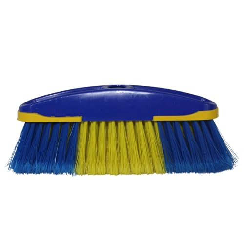 KEROPPA Cepillo Universal con Bordes Anti Golpes, Filamentos Sintéticos, Cepillo para Limpieza de Hogar, Recoger Polvo y Residuos, Adaptable a la Mayoría de Palos