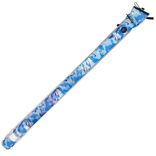 Bouée de plongée gonflable de sécurité avec bandes réfléchissantes - 6