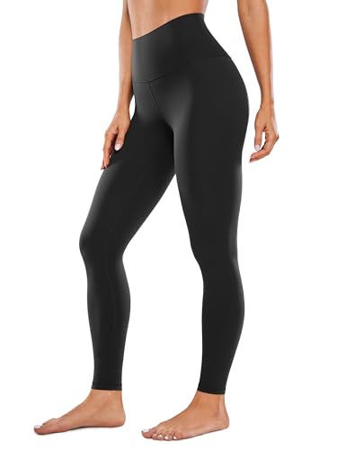 CRZ YOGA Womens Butterluxe High Waisted Yoga Leggings 28" - Double Seamed Buttery Soft Comfy Athletic Gym Workout Pants