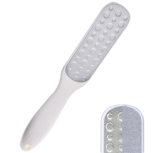 WOLMIK Lima per rimuovere calli e calli, bidirezionale, multidirezionale, in nichel, riduce immediatamente calli e calli in polvere per risultati immediati, strumento sicuro – bianco