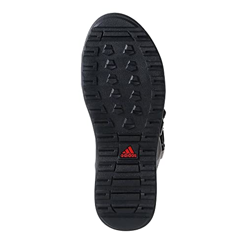 Image of Adidas Men NU GLADI M Synthetic Outdoor Sandal CBLACK /DOVGRY /BLIBLU | HPW45