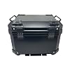 MYK Motorcycle Scooter Top Box Tail Trunk Luggage Box XL 45Lts Black