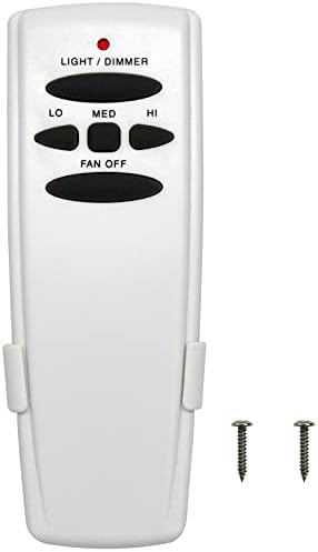 Ceiling Fan Remote Control Replacement for Hampton Bay Hunter, Replace UC7078T CHQ7078T CHQ8BT7078T RR7079T L3H2010FANHD L3H2014FANHD Fan-HD HD5 (Remote Only)