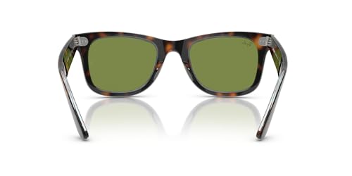 Image of Ray-Ban Rb2140f Original Wayfarer Low Bridge Fit Square Sunglasses for Men for Women