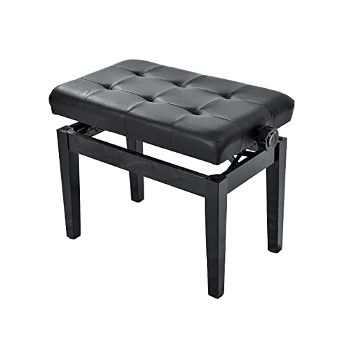 KOIAMVZW Tabouret de Piano en Similicuir Banc de Piano pour Une Personne Tabouret de Piano rembourré réglable en Hauteur de qualité supérieure, avec Cadre en Bois Massif, Robuste et Durable - Les Beatles, Paul McCartney, John Lennon, RIngo Starr, George Harrison KOIAMVZW Tabouret de Piano en Similicuir Banc de Piano pour Une Personne Tabouret de Piano rembourré réglable en Hauteur de qualité supérieure, avec Cadre en Bois Massif, Robuste et Durable