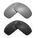 Walleva Polarized Titanium + Black Replacement Lenses for Ray-Ban RB3183 63mm Sunglasses