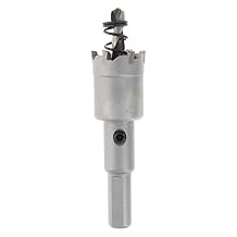 Utoolmart 22.5mm Carbide Hole Cutter, TCT Hole Saws for 2mm Stainless Steel Metal Sheet